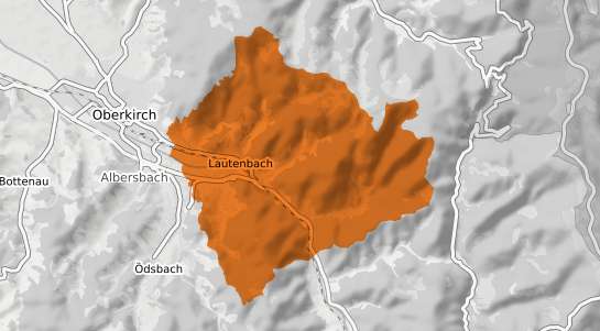 Mietspiegelkarte Lautenbach Renchtal
