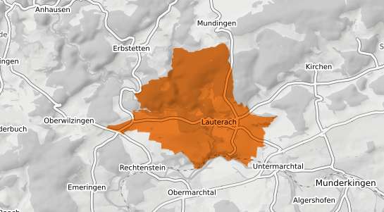 Mietspiegelkarte Lauterach Wuerttemberg