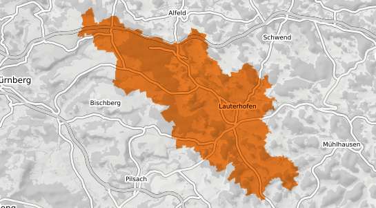 Mietspiegelkarte Lauterhofen Oberpfalz