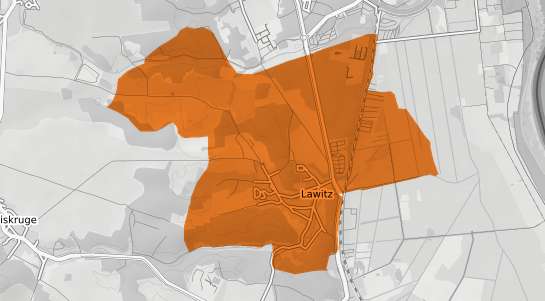 Mietspiegelkarte Lawitz