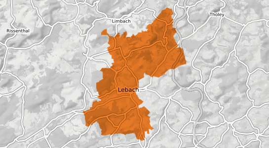 Mietspiegelkarte Lebach