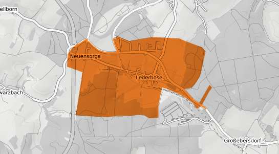 Mietspiegelkarte Lederhose (Th&uuml;ringen)