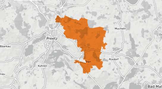 Mietspiegelkarte Lehmkuhlen b. Preetz, Holstein