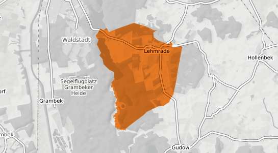 Mietspiegelkarte Lehmrade Holstein