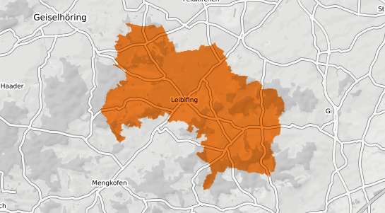 Mietspiegelkarte Leiblfing