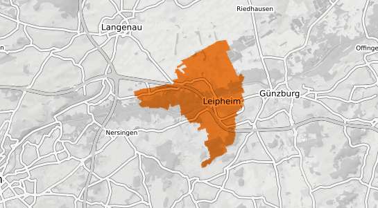 Mietspiegelkarte Leipheim