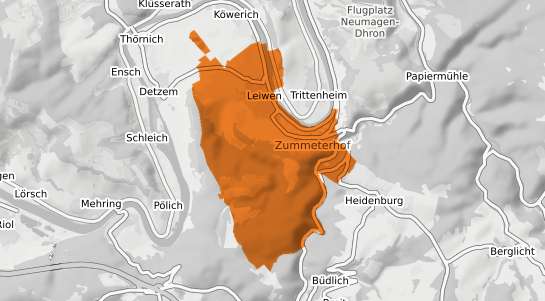 Mietspiegelkarte Leiwen