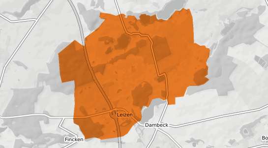 Mietspiegelkarte Leizen