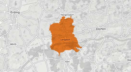 Mietspiegelkarte Lengdorf Oberbayern