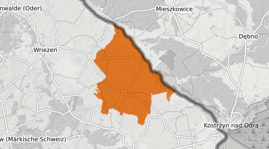 Mietspiegelkarte Letschin