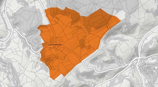 Mietspiegelkarte Lettweiler