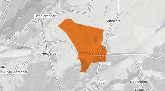 Mietspiegelkarte Lichtenow