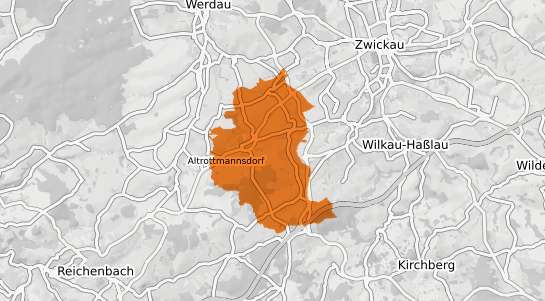 Mietspiegelkarte Lichtentanne Sachsen