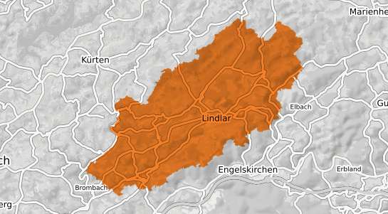 Mietspiegelkarte Lindlar