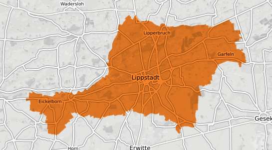 Mietspiegelkarte Lippstadt