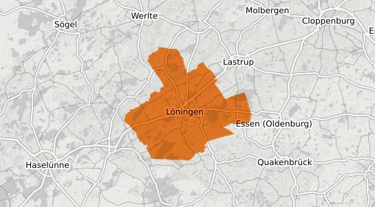 Mietspiegelkarte L&ouml;ningen