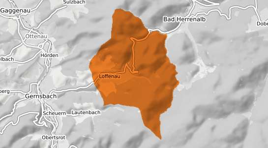 Mietspiegelkarte Loffenau