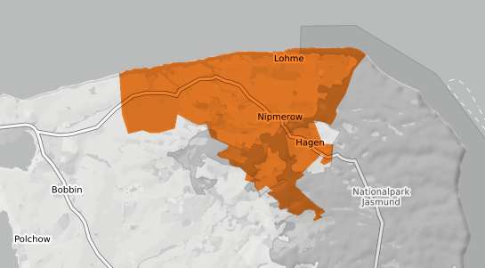 Mietspiegelkarte Lohme Ruegen