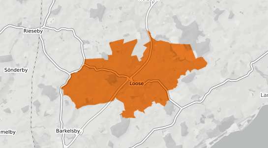 Mietspiegelkarte Loose b. Eckernfoerde