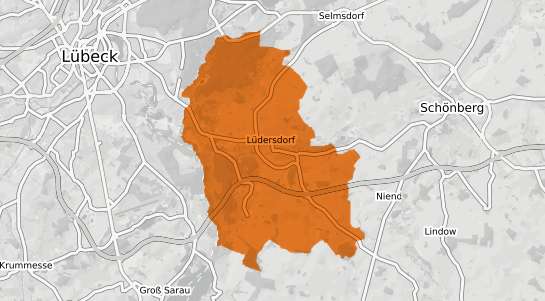 Mietspiegelkarte Luedersdorf b. Neukloster
