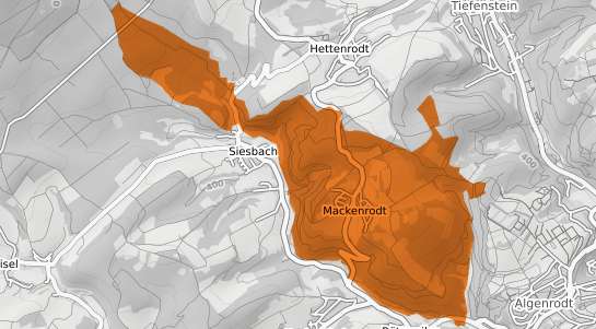 Mietspiegelkarte Mackenrodt