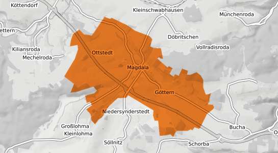 Mietspiegelkarte Magdala