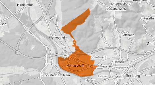 Mietspiegelkarte Mainaschaff