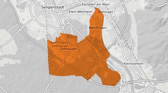 Mietspiegelkarte Mainhausen