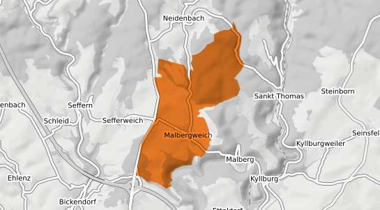 Mietspiegelkarte Malbergweich