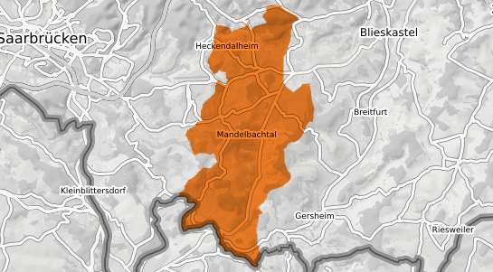 Mietspiegelkarte Mandelbachtal