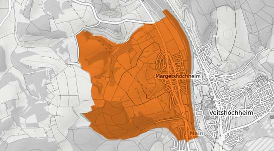 Mietspiegelkarte Margetshoechheim