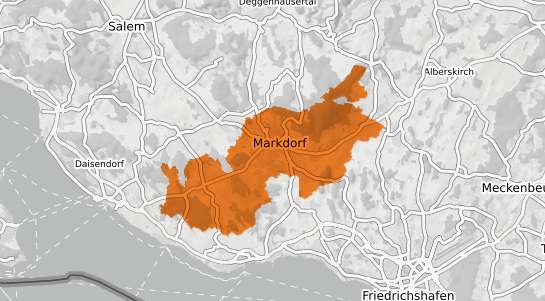 Mietspiegelkarte Markdorf Baden