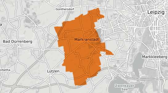 Mietspiegelkarte Markranstädt