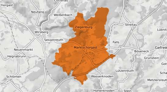 Mietspiegelkarte Marktschorgast