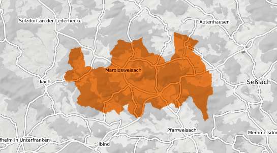 Mietspiegelkarte Maroldsweisach