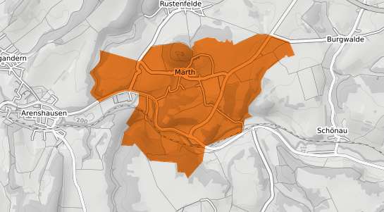 Mietspiegelkarte Marth b. Uder