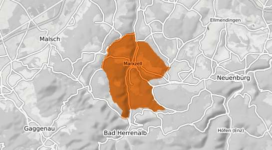 Mietspiegelkarte Marxzell