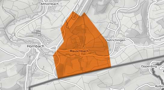 Mietspiegelkarte Mauschbach
