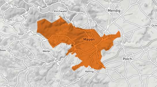 Mietspiegelkarte Mayen