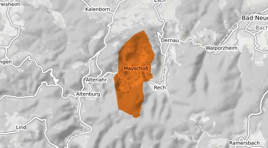 Mietspiegelkarte Mayschoß