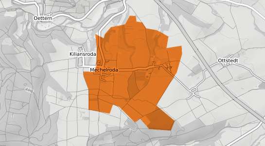 Mietspiegelkarte Mechelroda
