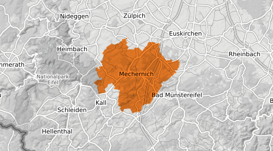 Mietspiegelkarte Mechernich