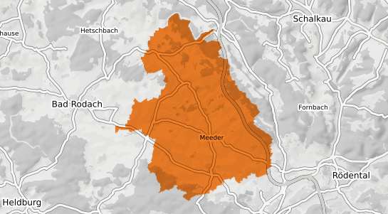 Mietspiegelkarte Meeder