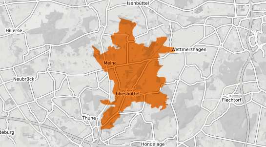 Mietspiegelkarte Meine