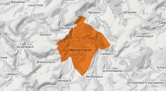 Mietspiegelkarte Meisenheim Glan