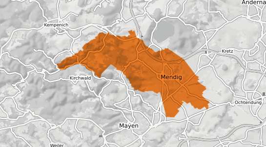 Mietspiegelkarte Mendig
