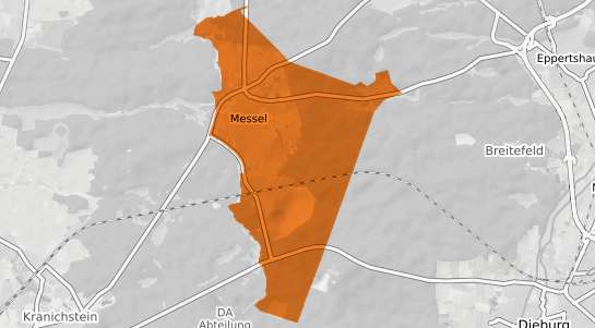 Mietspiegelkarte Messel