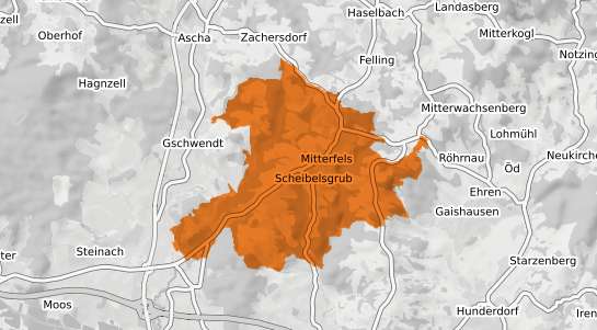 Mietspiegelkarte Mitterfels