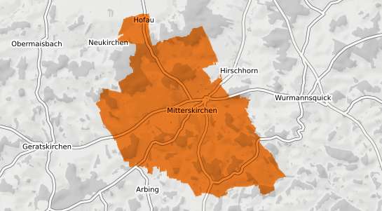 Mietspiegelkarte Mitterskirchen