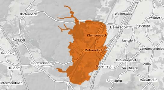 Mietspiegelkarte M&ouml;hrendorf